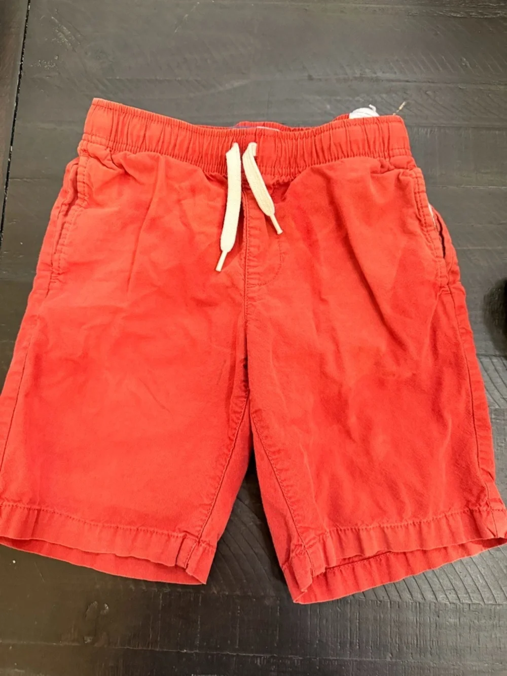 Old Navy Red Drawstring Pull-On Kids Shorts